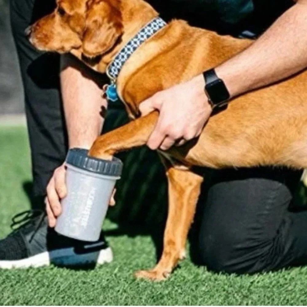 Gray Dog Paw Cleaner